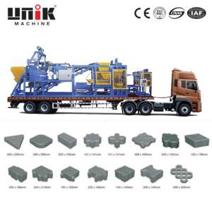 Máy làm khối bê tông di động
